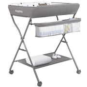 Baby Changing Table with Wheels, Maydolly Portable Adjustable Height