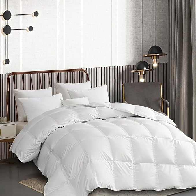 Goose Down Fiber Cotton Comforter Queen Size, Duvet Insert Queen