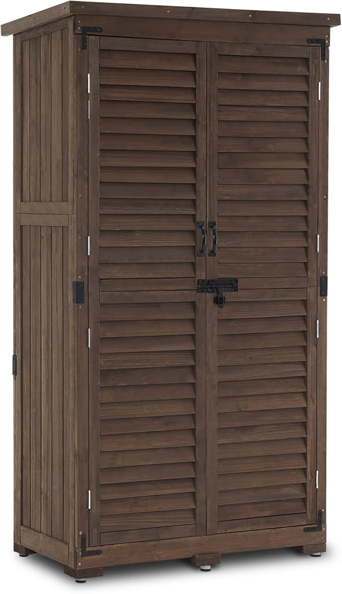 Outdoor Storage Cabinet, Garden Storage Shed