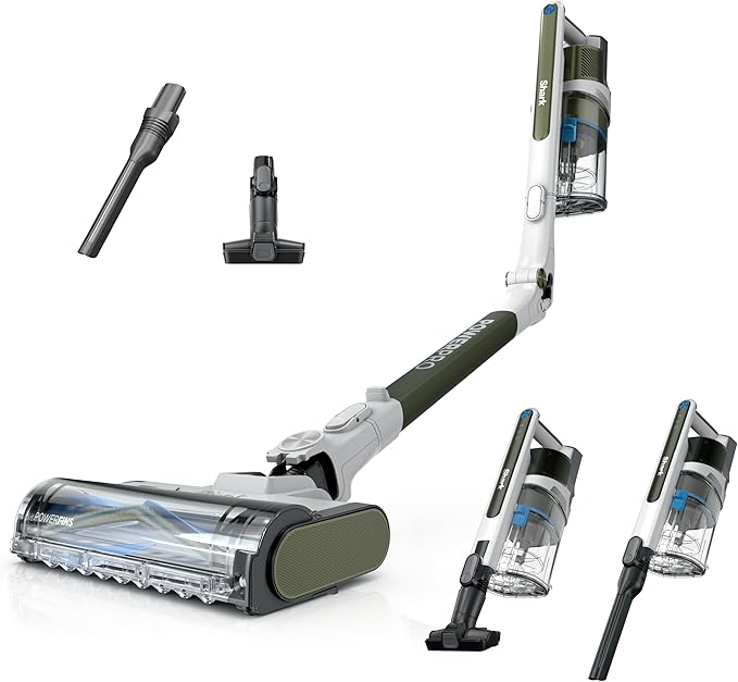 Cordless Stick Vacuum with XL Dust Cup, LED Headlights