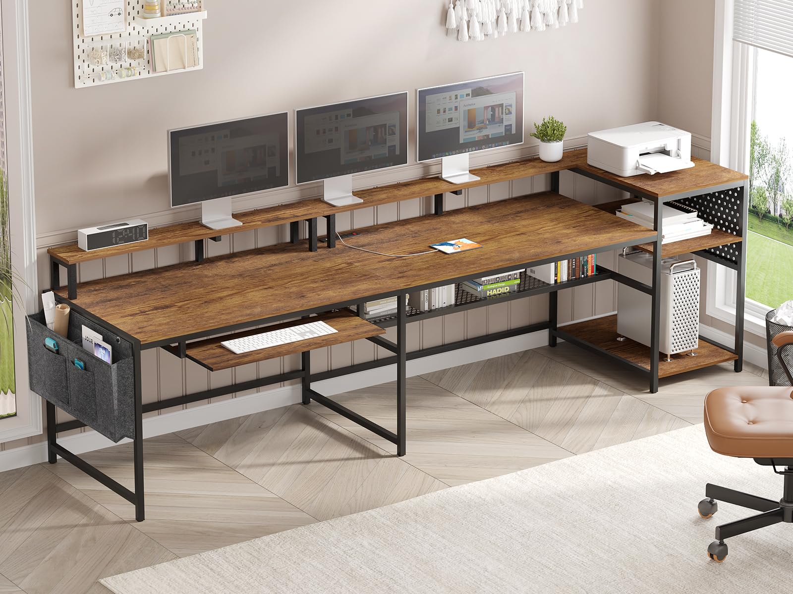 L Shaped Computer Desk, Reversible Computer Desks