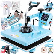 Heat Press 15x15 inch 8 in 1 Slide Out Tshirt Press Machine