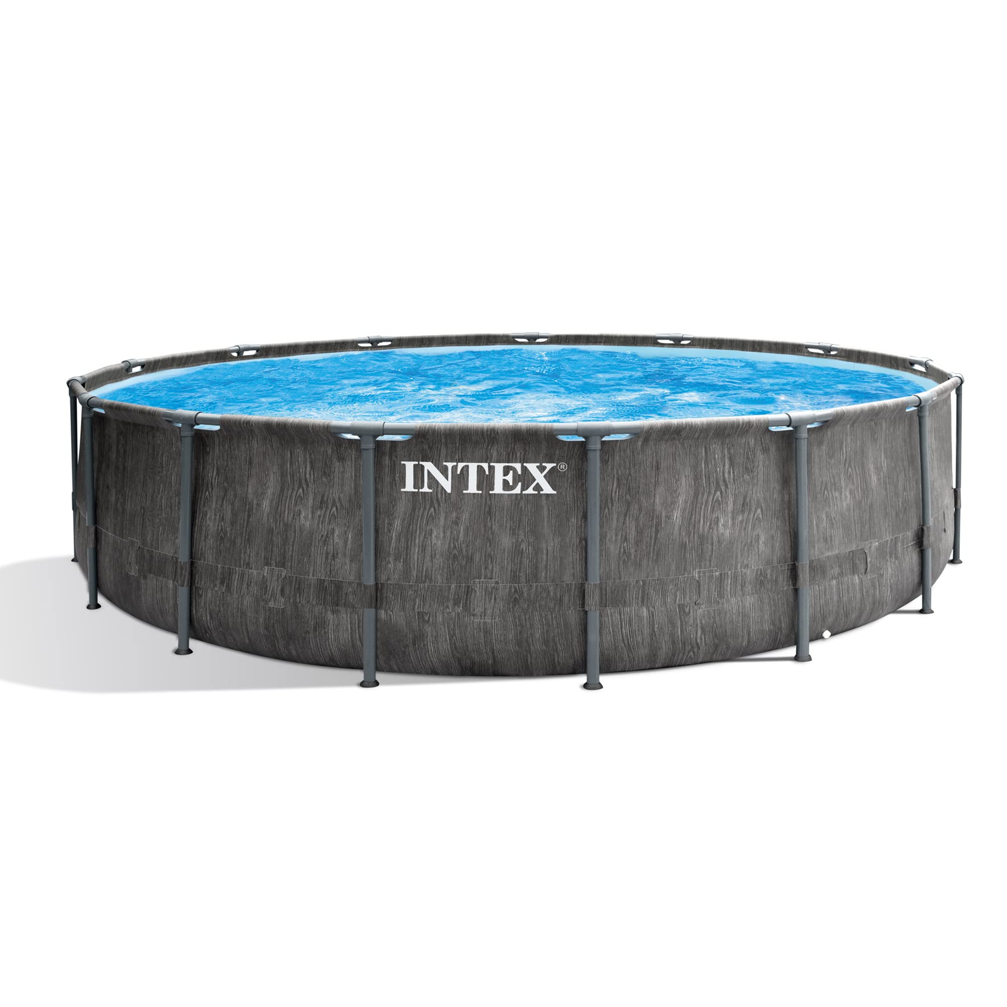 Prism Frame 15' x 48" Round Above Ground Outdoor Swimming Pool Set