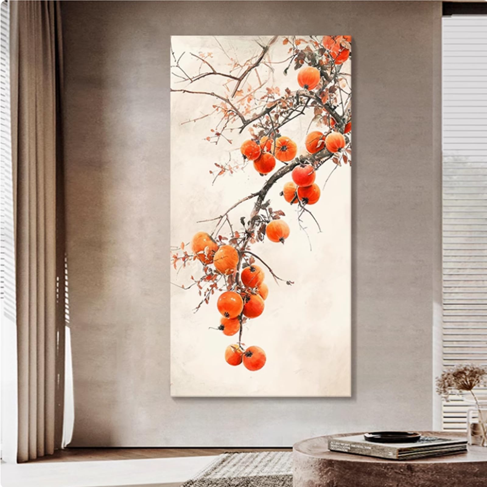 Paintings, Large Red Oil Hand Painting Hand-Painted On Canvas Abstract