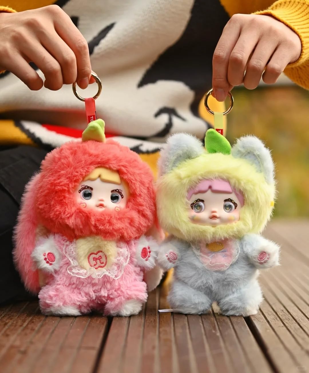 Nommi Interesting Fruits Series Plush Blind Box Figures 6PCs Adorable Collectible Pendant