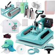 Heat Press 15x15 Inch, 8 in 1 Heat Press Machine with 30 OZ Tumbler Attachment