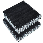 16pcs 0.6" Thickened Interlocking Tile Mats,Fluffy Shaggy Soft EVA Foam Area Rug