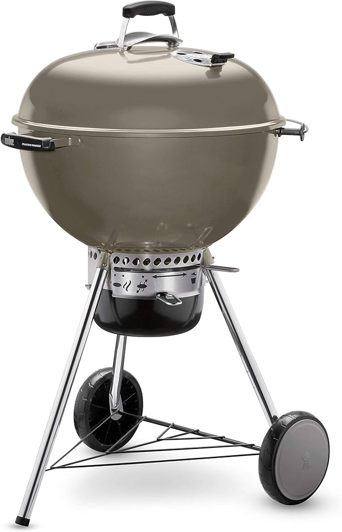 Master-Touch Charcoal Grill, 22-Inch, Black