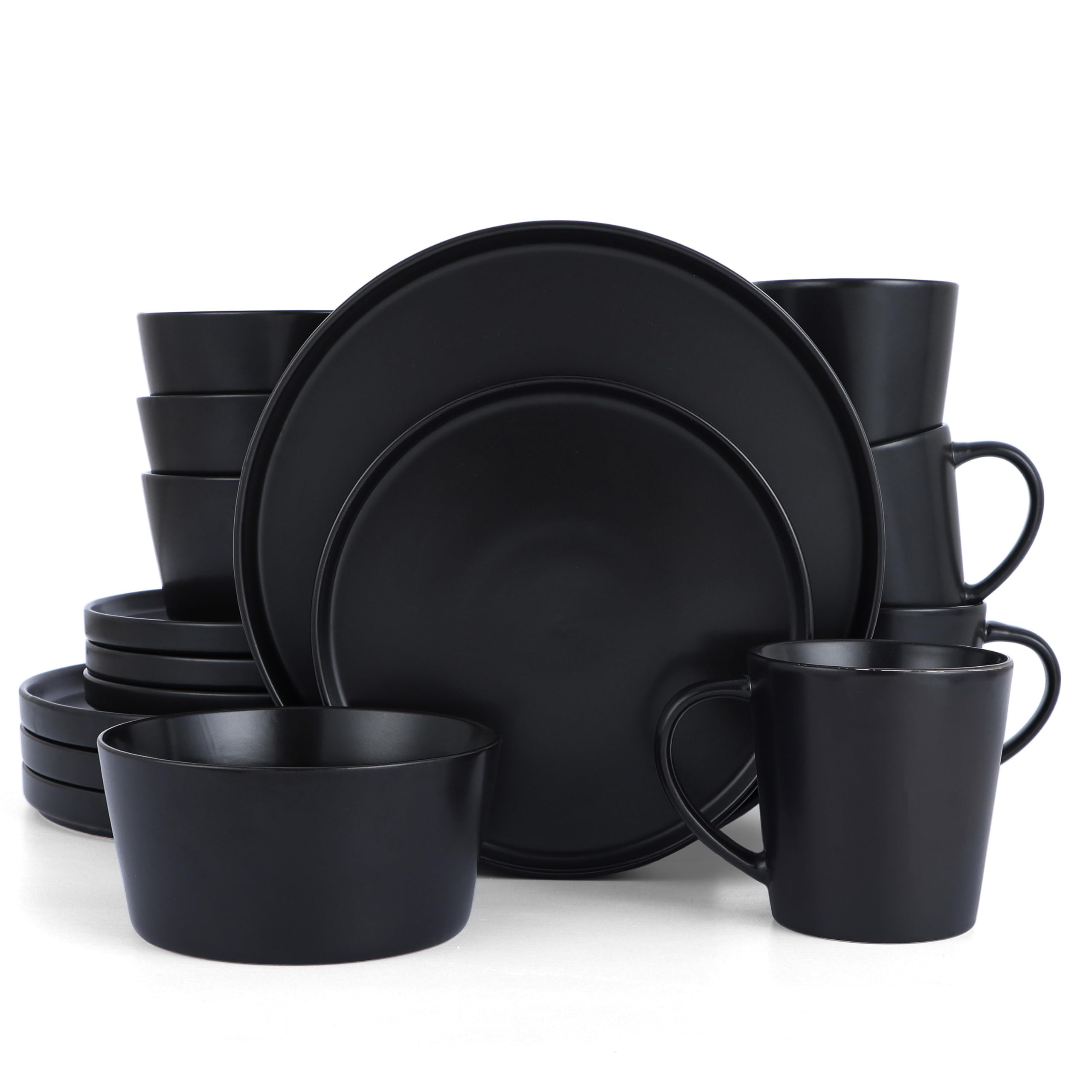 Dinnerware Sets, 16-Piece Stoneware Dinner Plates and Bowls