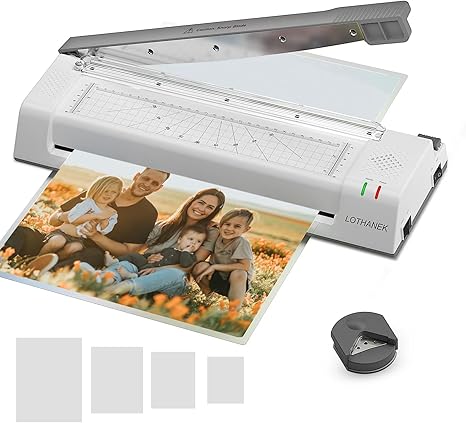 Machine with 200 Pouches, 11x17 A3/A4/A6, Built-in Paper Trimmer