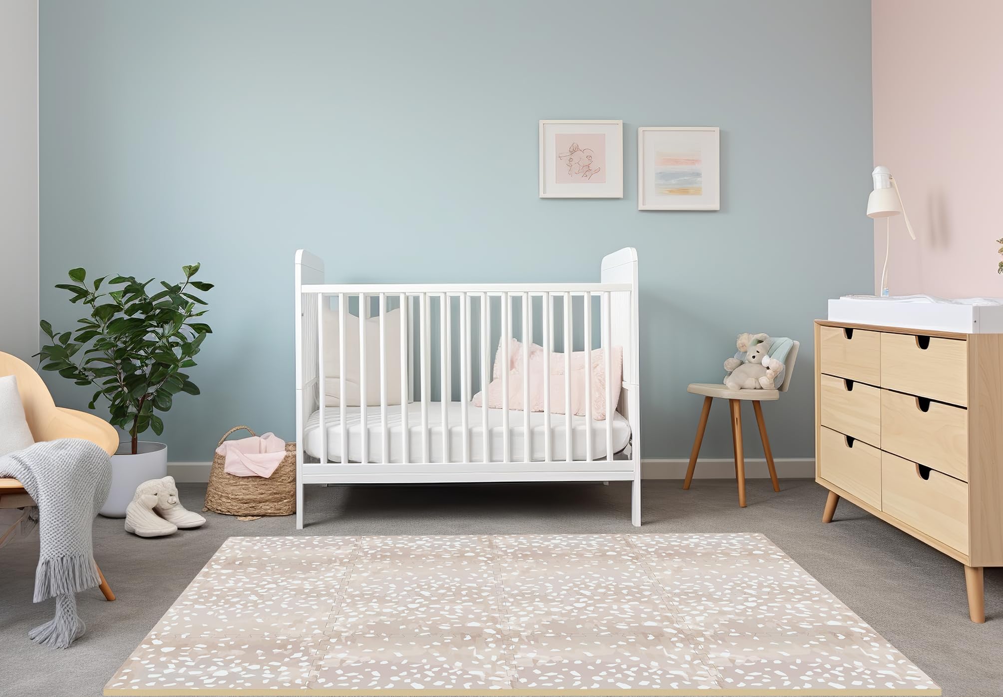 Upgraded Premium Soft Foam Baby Play Mat – Connectable to Create Larger Play Spaces