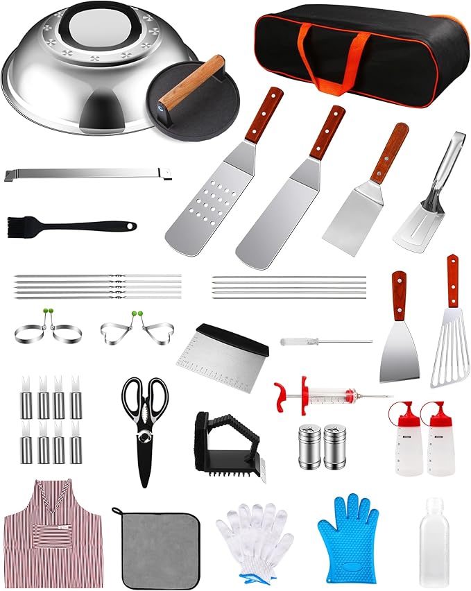 Barbecue Tool Sets - Grill Accessories Kit for Blackstone and Camp Chef