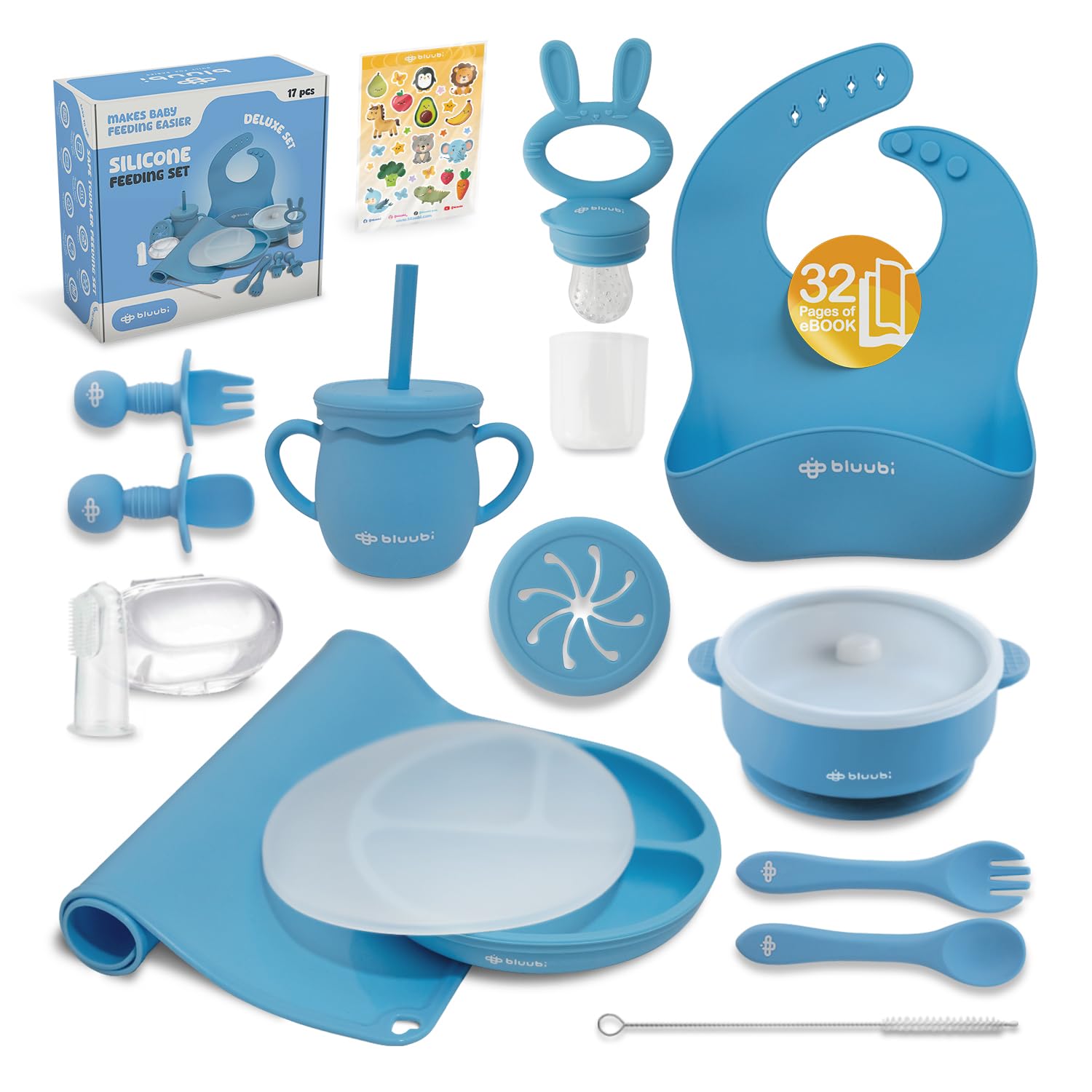 Baby Feeding Set - Infant Tableware for First Foods & Baby, Led Weaning (0+ Months