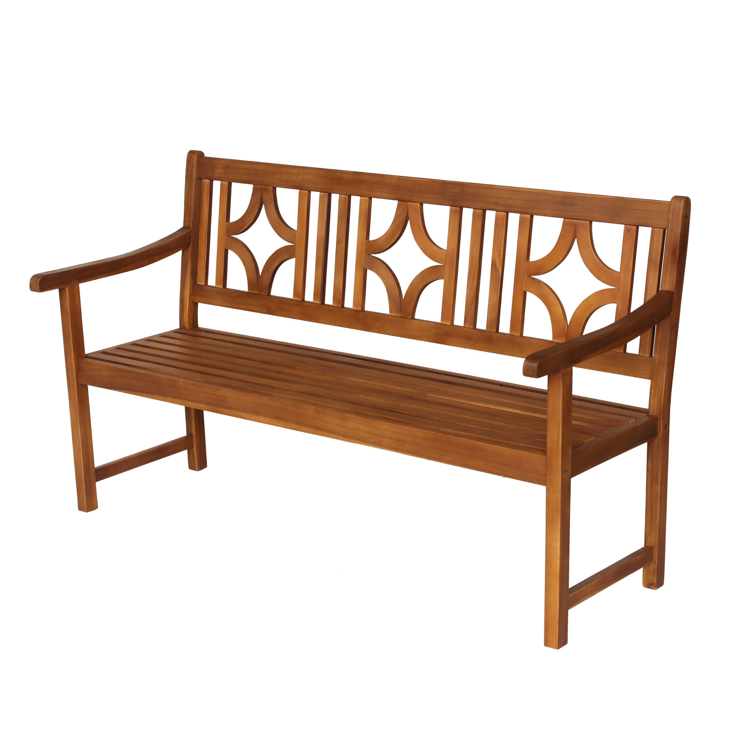 Outdoor Garden Patio Bench for Garden, Lawn, Backyard, Pool, Deck, Beach