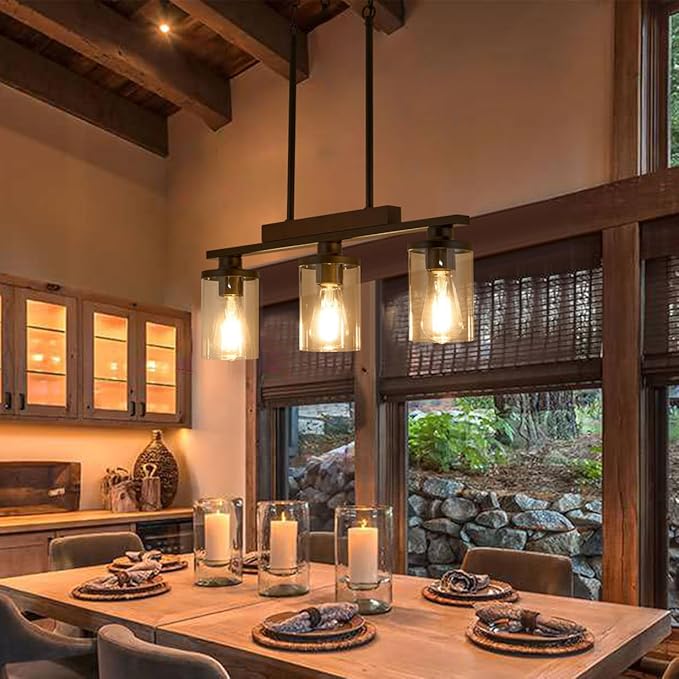 Dining Room Light Fixture/Chandelier Over Table,5-Light Kitchen Island Lighting Hanging