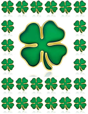 25/50/100/200/300 pieces Metal enamel green small St