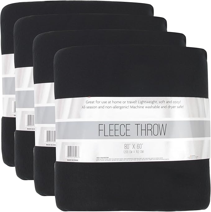 Twin Size Fleece Blankets in Bulk Microfiber Fleece Sherpa Blankets