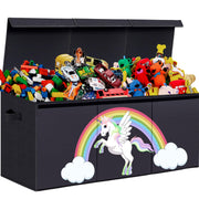 Extra Large Toy Box for Girls, Toy Chest for Kids,Collapsible Sturdy Toy Storage with Lids