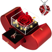 Real Red Rose Birthday Gifts for Women Her Mom Wife Girlfriend Grandma with