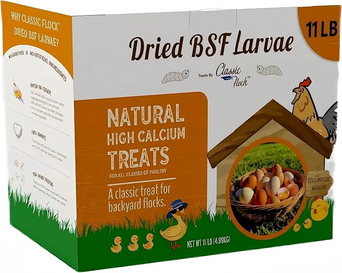 Dried mealworms - High Protein, Pure Natural, Delicious - Ideal for Chickens