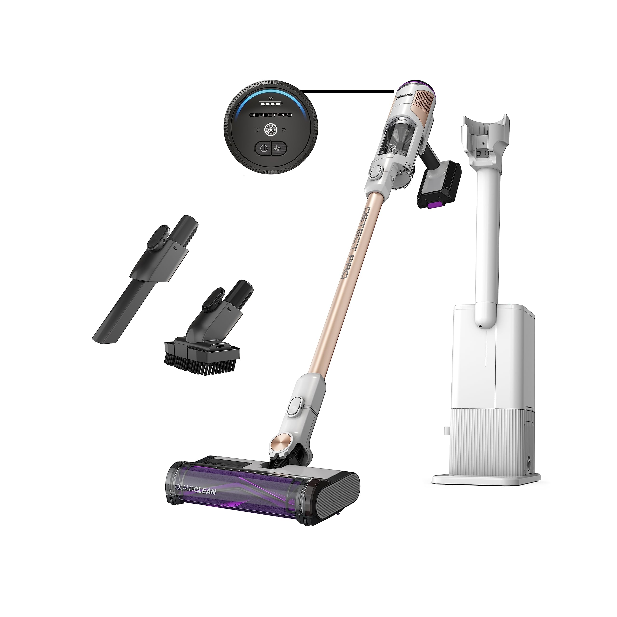 Detect Clean & Empty Auto-Empty System - Lightweight Cordless Vacuum Cleaner