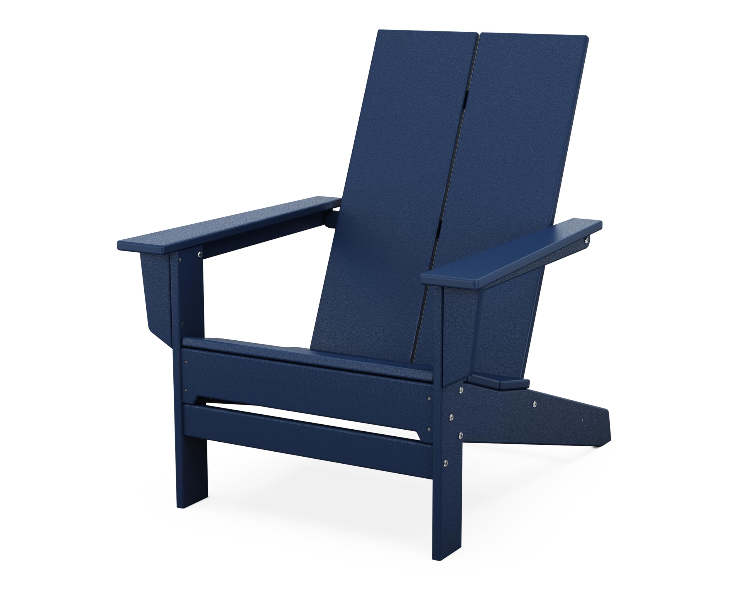 Contemporary Modern Oversized Adirondack Chair in Navy