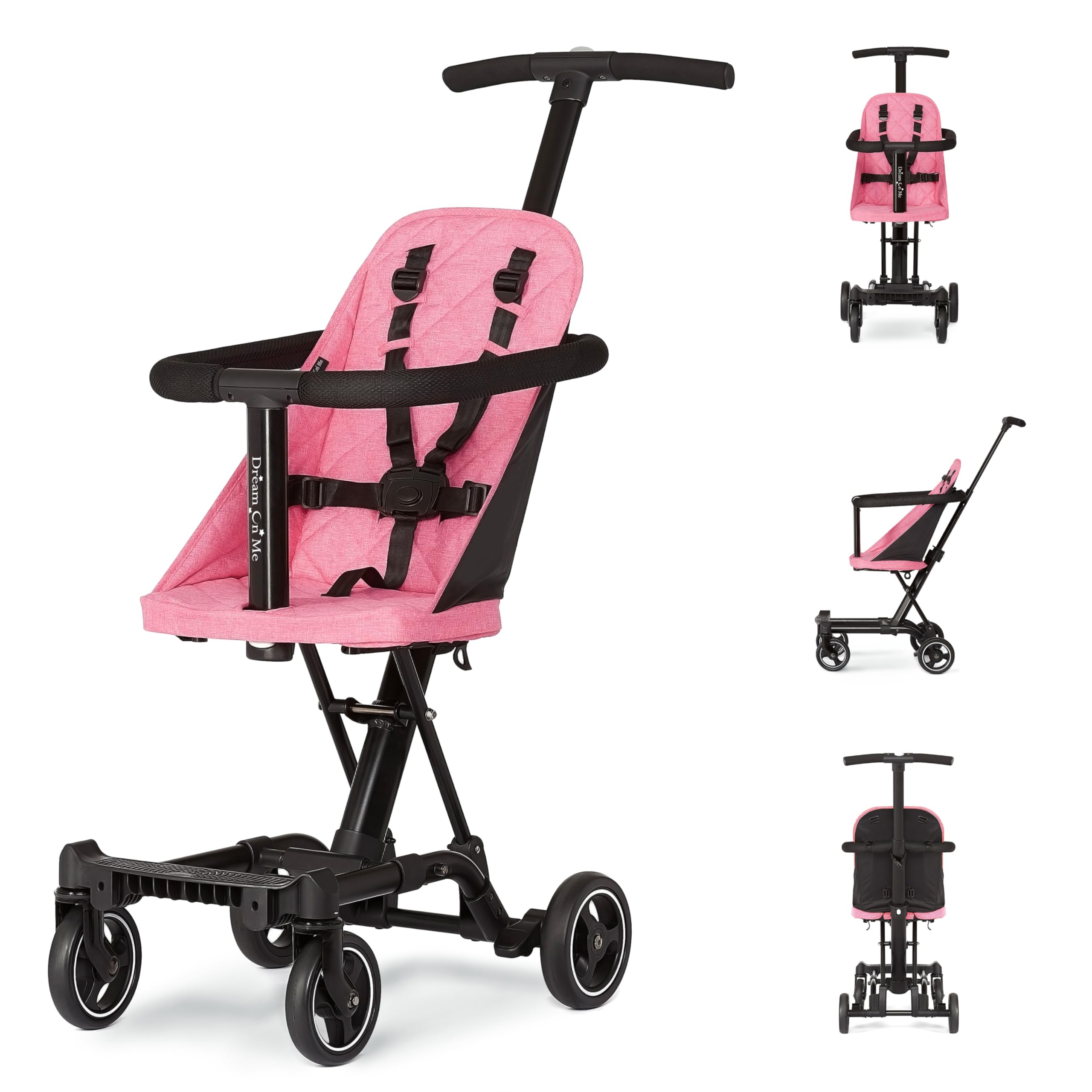 Lightweight and Compact Coast Rider Stroller with One Hand Easy Fold