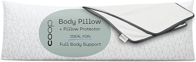 Goods Adjustable Full Body Pillow (20x54) & Ultra-Tech Body Pillow