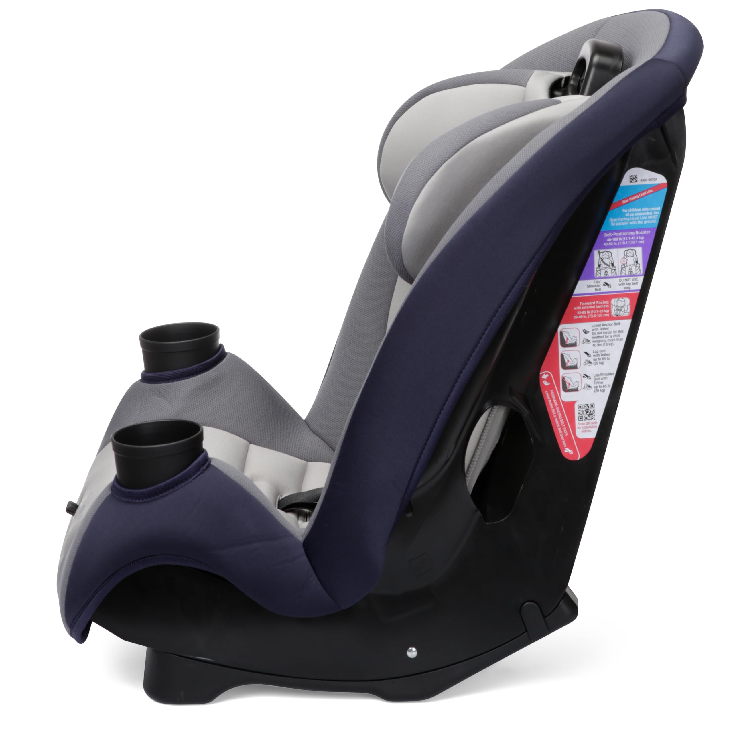 3-in-1 Convertible Car Seat, Slim Fit Design, Rear & Forward-Facing
