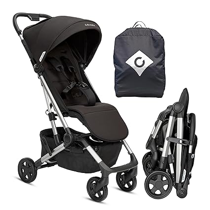 Compact Stroller - One Hand Fold Lightweight, Travel, Toddler, Airplane, Foldable