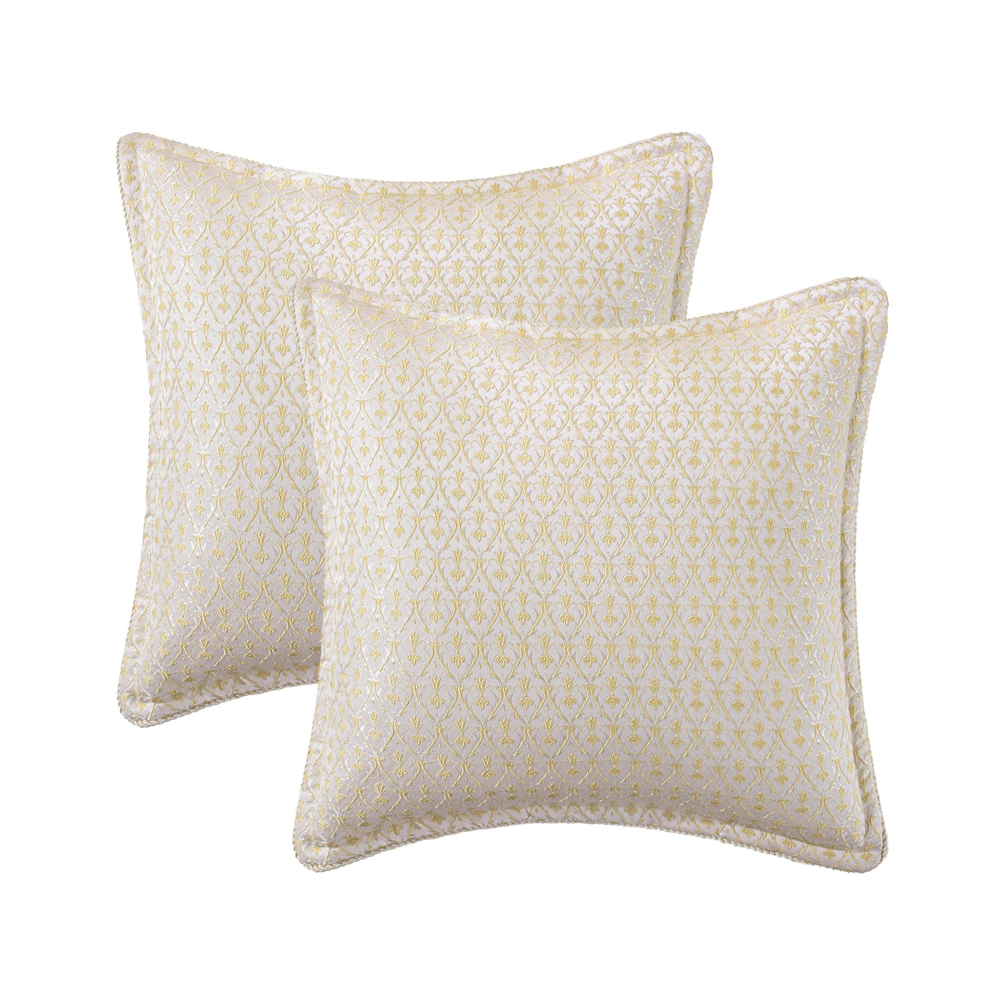 9-Piece Comforter Bed in a Bag, Elegant Damask Floral Comforter Sets King Size