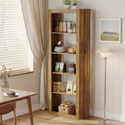 70.9" Tall Kitchen Pantry, Farmhouse Storage Cabinet with 5-Tier Storage Shelf