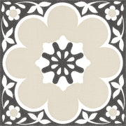12-in by 12-in Black Daphne Vinyl Peel & Stick Floor Tiles (10 Tiles), (10 sq.ft./Carton)