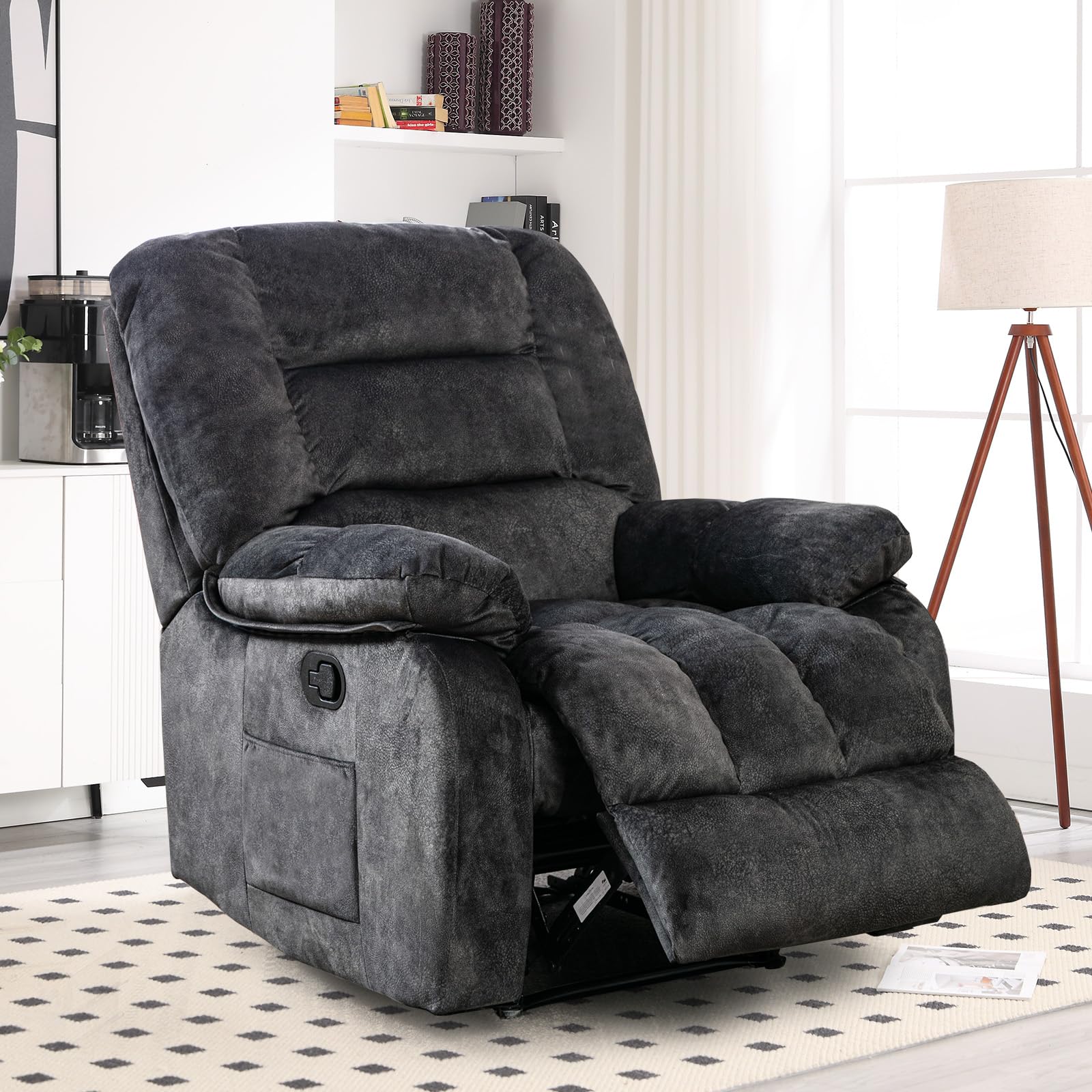 Manual Recliner Chair with Massage & Heating