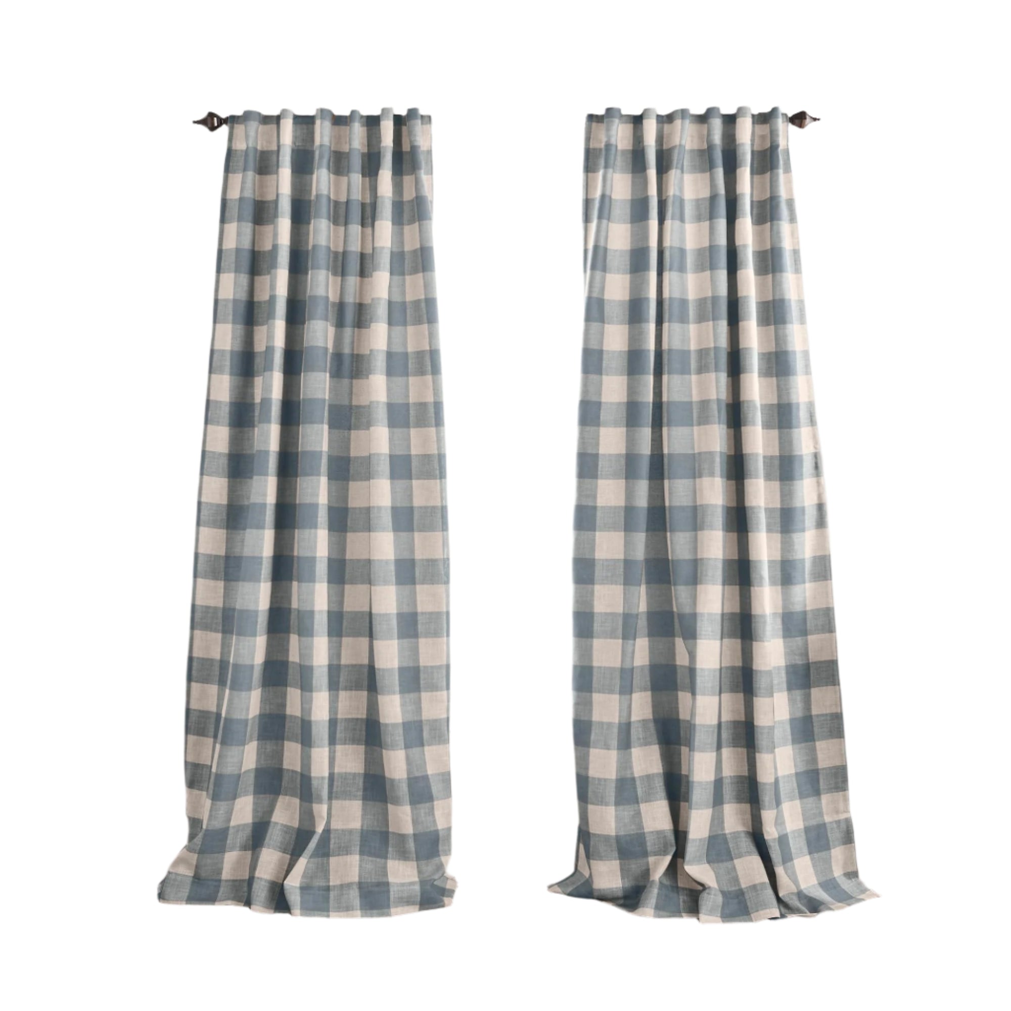 Farmhouse Living Grainger Buffalo-Check Blackout Window Curtain