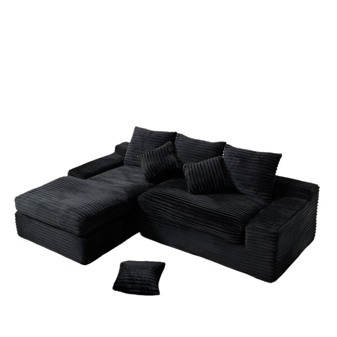 98'' Modular Sectional Sofa, Cloud Sectional Couch with Deep Seat