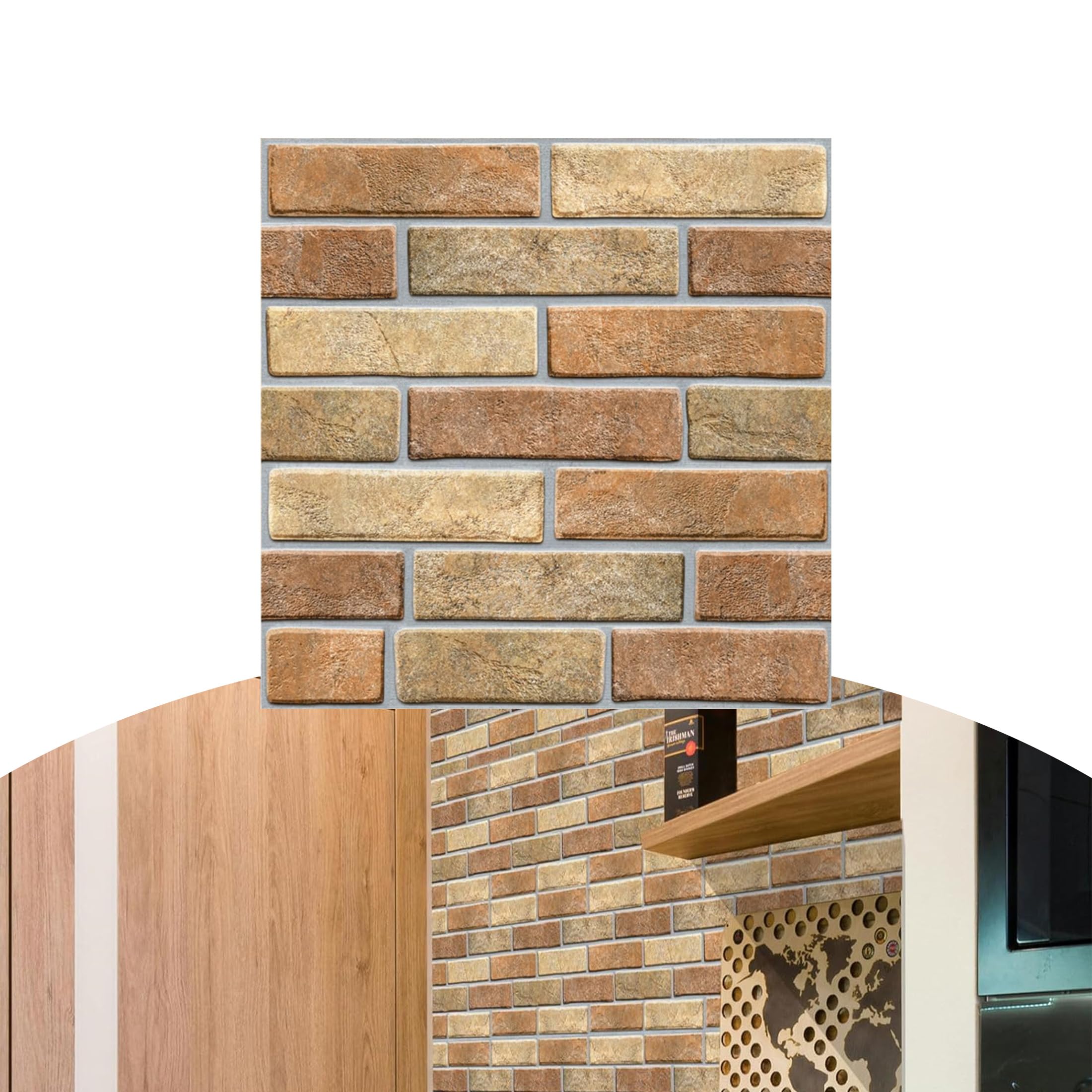 Peel and Stick 3D Wall Panels for Living Room Kitchen, Bedroom, Living Room