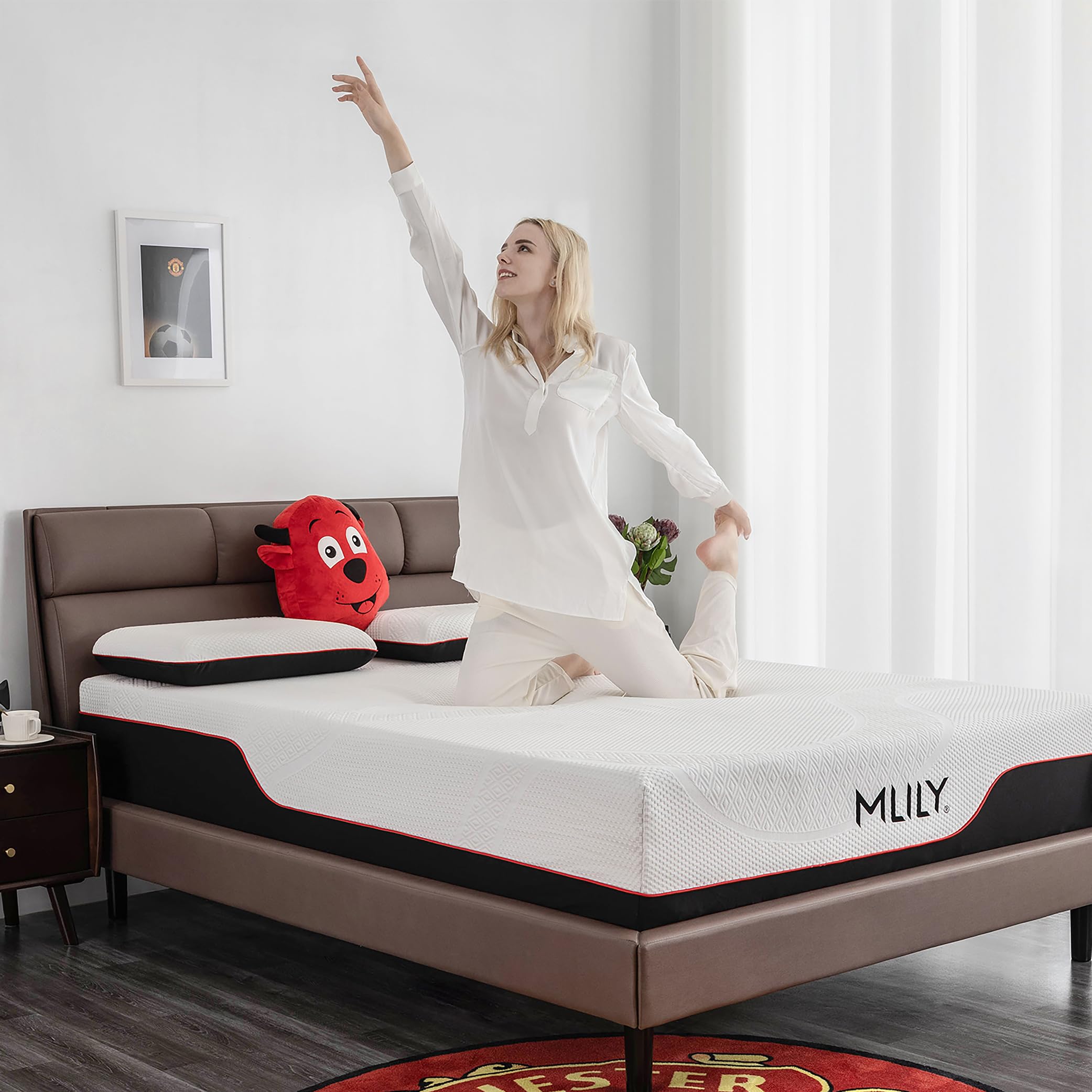 Twin XL Mattress, Manchester United 12 Inch Memory Foam Mattress