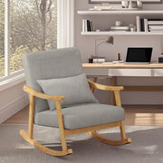 Nursery Rocking Chair Upholstered Glider Rocker