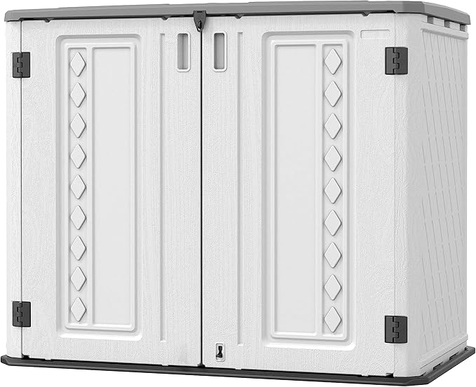Sheds & Outdoor Storage, 52 Cu.ft Vertical Storage with Floor