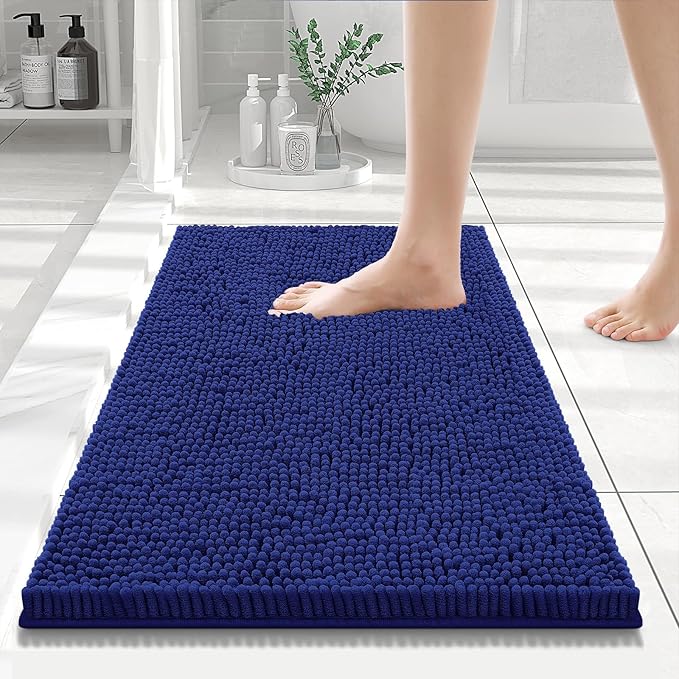 Smiry Luxury Chenille Bath Rug 70''x24'', Extra Soft