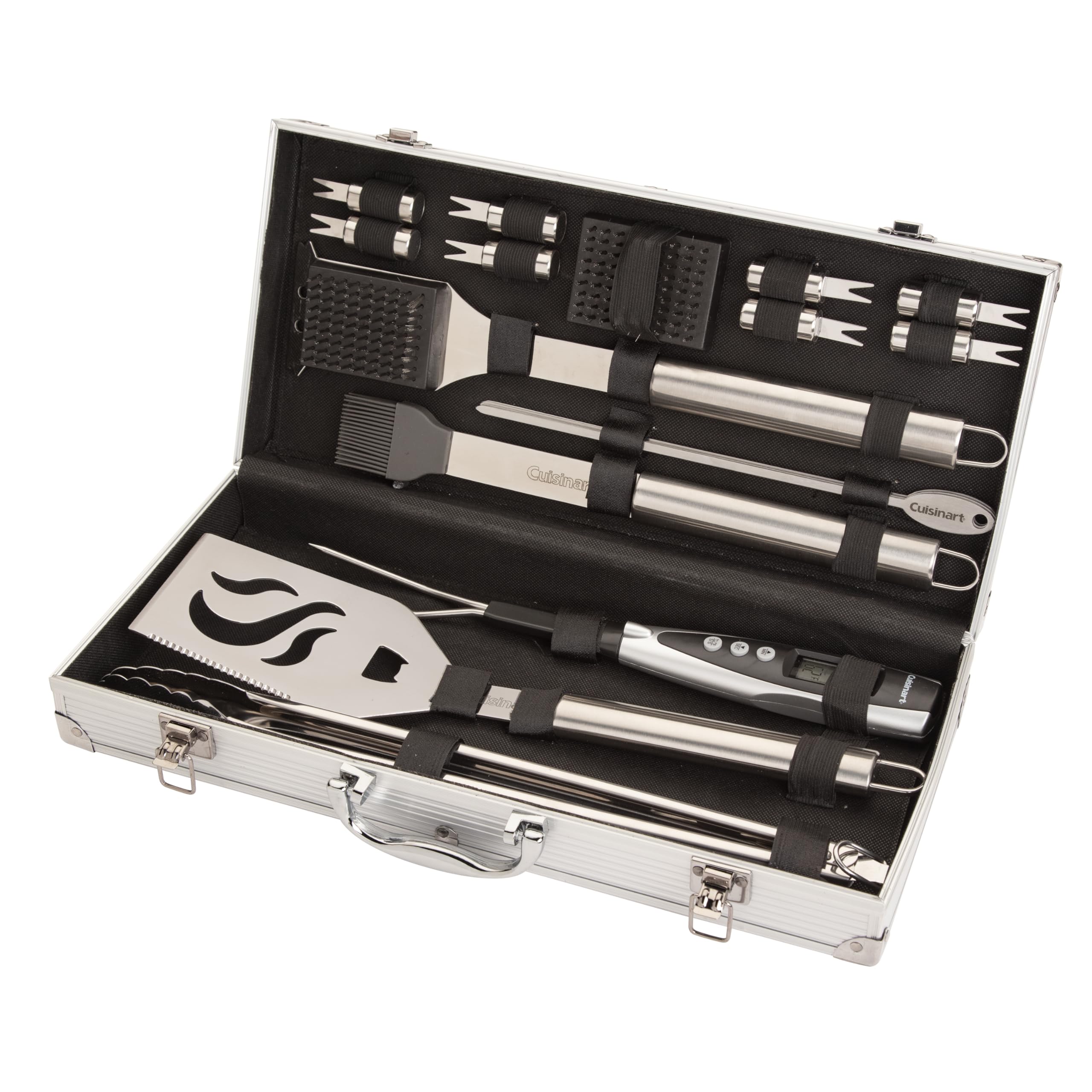 Deluxe Grill Tool Set, 20-Piece BBQ Tools Grill Accessories