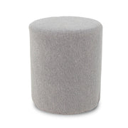 Round Pouf Ottoman – Lightweight Circular Footrest or Table for Living Room