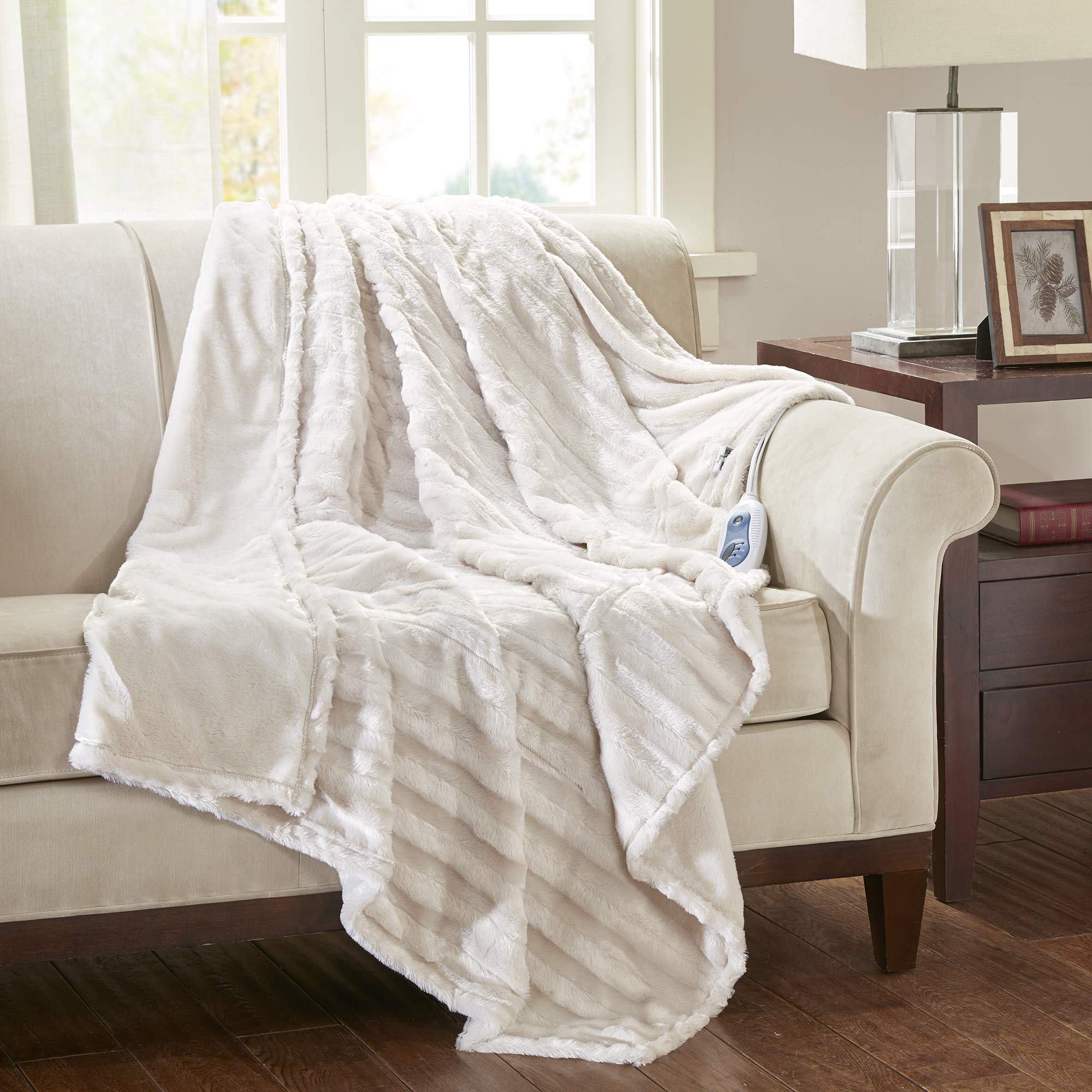 Duke Blanket Luxury Oversize Electric Throw Premium Soft Cozy Brushed