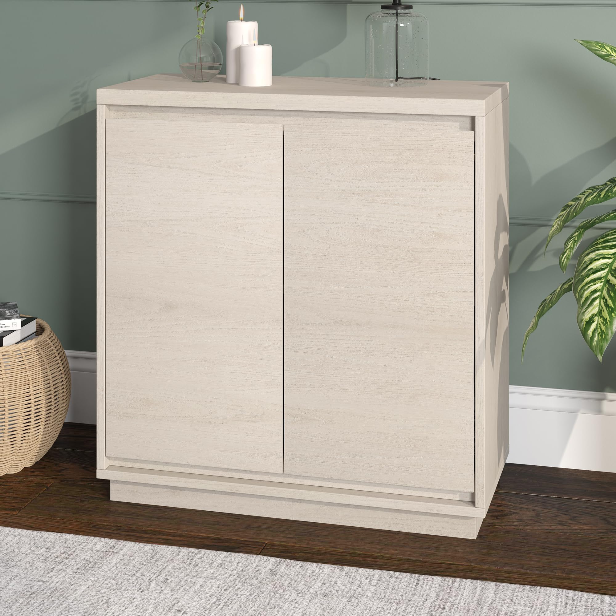 Presque Accent Cabinet, 30" Wide, White