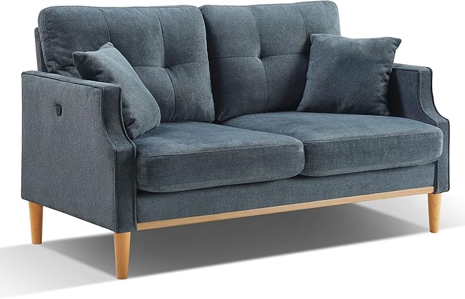Simple Style Modern 3 Seat Loveseat Couch Sofa