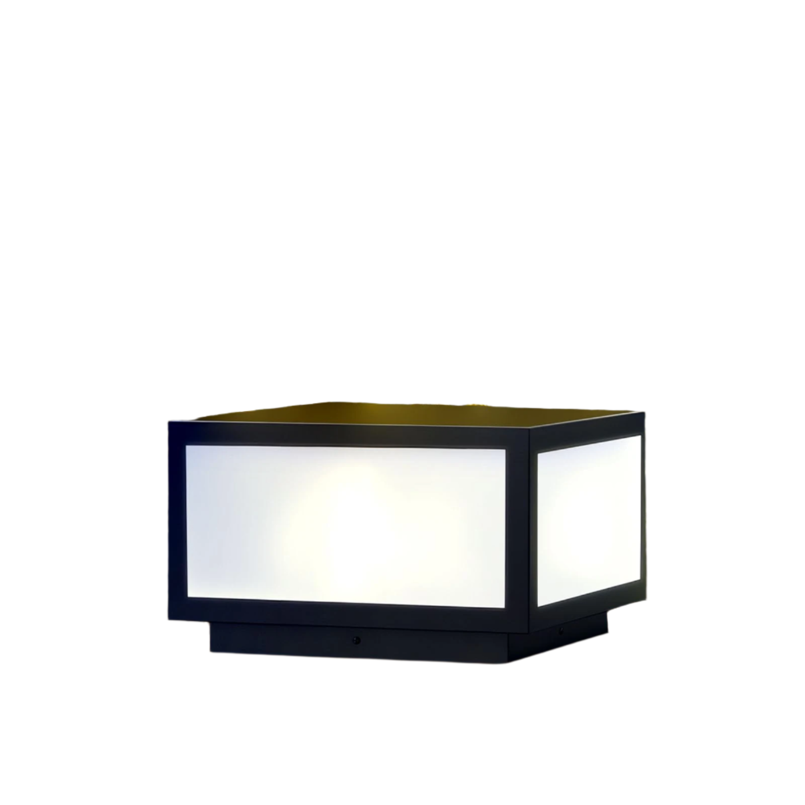 Outdoor Modern Post Light, LED Fence Deck Cap Light High