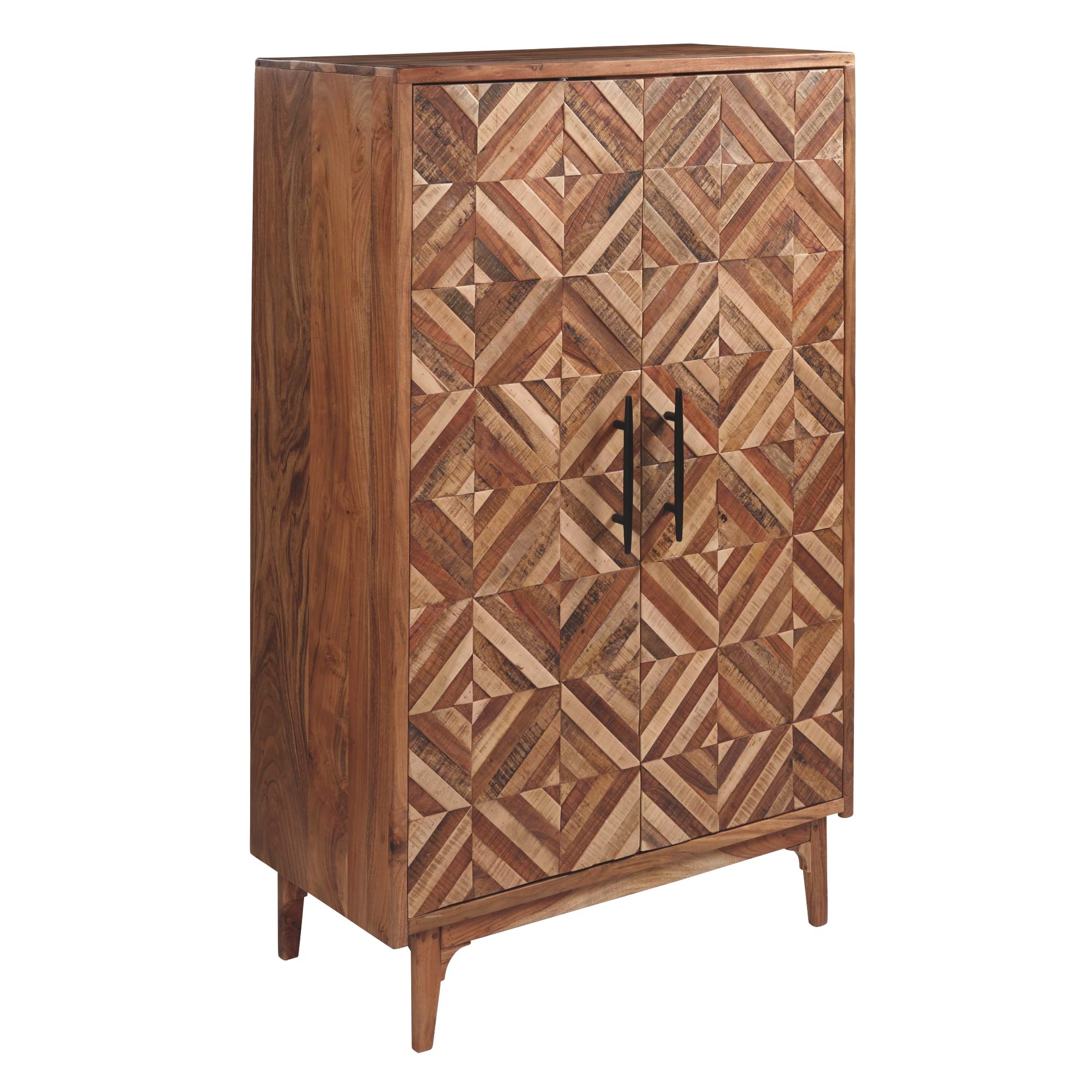 Gabinwell Contemporary 2-Door Accent Cabinet, Brown