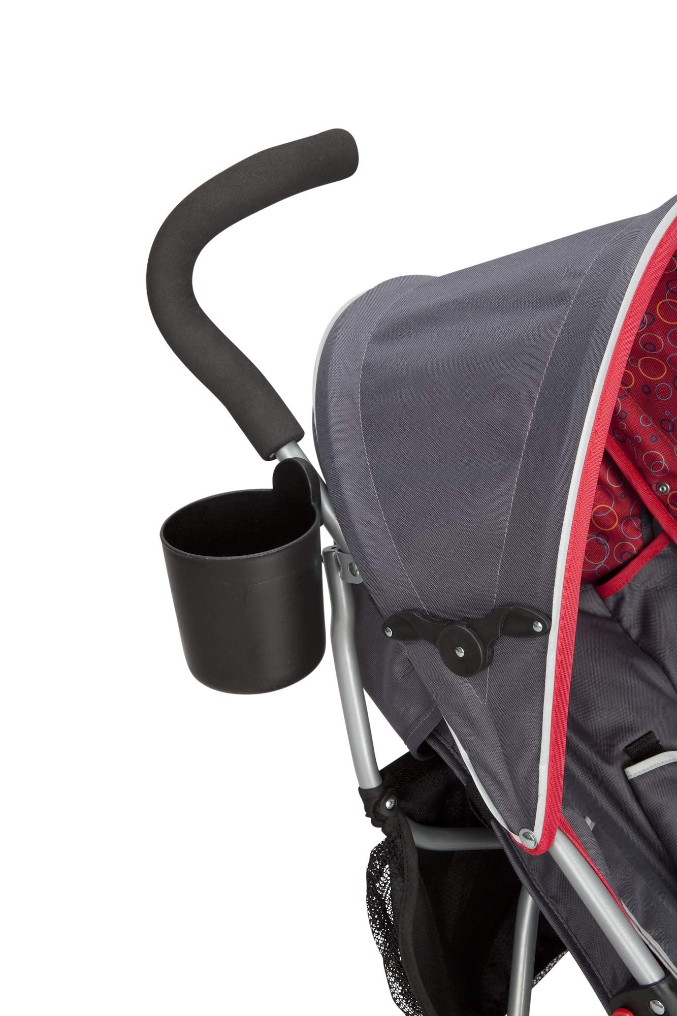 Side by Side Stroller - with Recline, Storage & Compact Fold, Grey