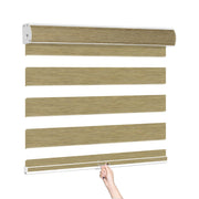 Cordless Zebra Blinds for Window Blackout Zebra Roller Blind with Thermal Insulation
